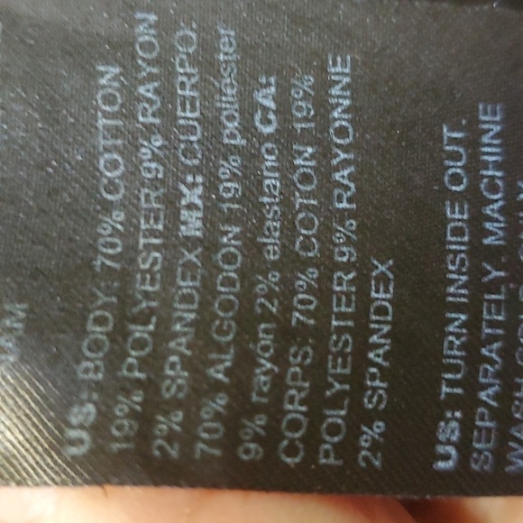 WHITE HOUSE BLACK MARKET, runway denim leggings. Size 14. Flattering style. - Picture 8 of 9